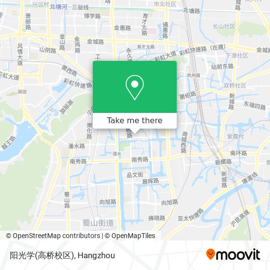 阳光学(高桥校区) map
