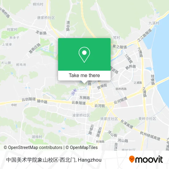 中国美术学院象山校区-西北门 map