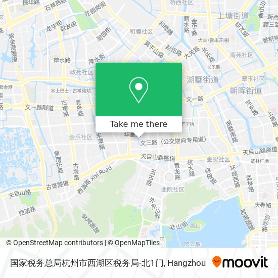 国家税务总局杭州市西湖区税务局-北1门 map