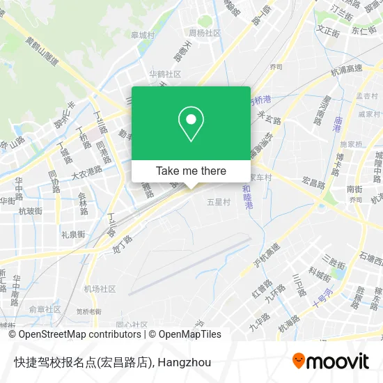 快捷驾校报名点(宏昌路店) map