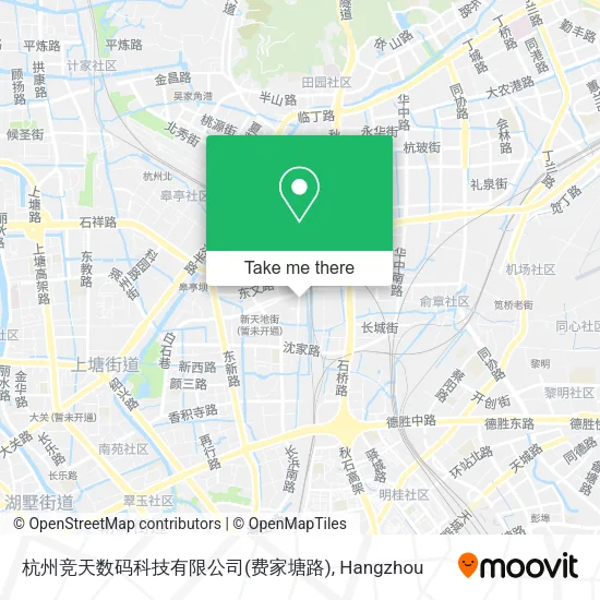 杭州竞天数码科技有限公司(费家塘路) map