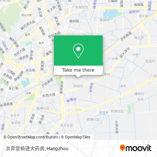 京昇堂前进大药房 map
