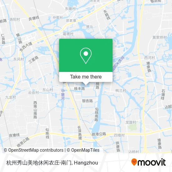 杭州秀山美地休闲农庄-南门 map