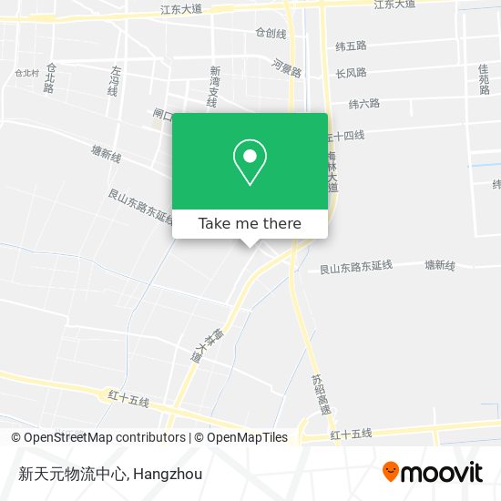 新天元物流中心 map