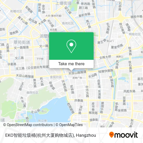 EKO智能垃圾桶(杭州大厦购物城店) map
