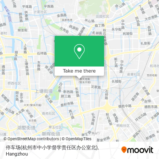 停车场(杭州市中小学督学责任区办公室北) map