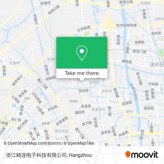 浙江精连电子科技有限公司 map