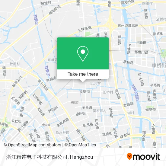 浙江精连电子科技有限公司 map