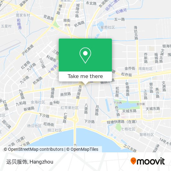 远贝服饰 map