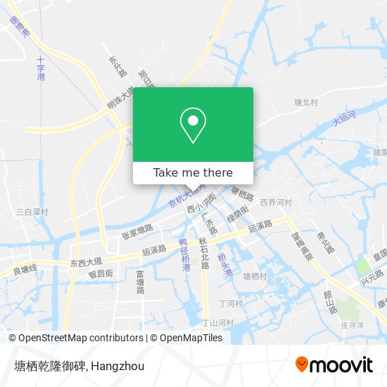 塘栖乾隆御碑 map