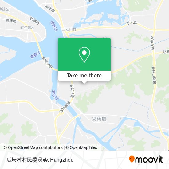 后坛村村民委员会 map