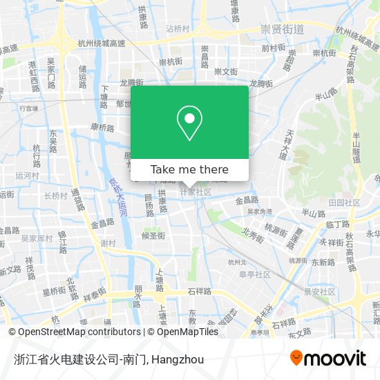 浙江省火电建设公司-南门 map