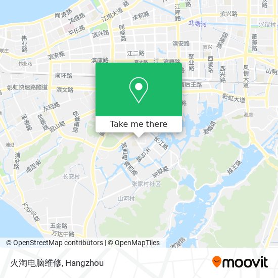 火淘电脑维修 map