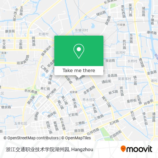 浙江交通职业技术学院湖州园 map