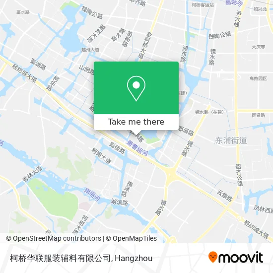 柯桥华联服装辅料有限公司 map