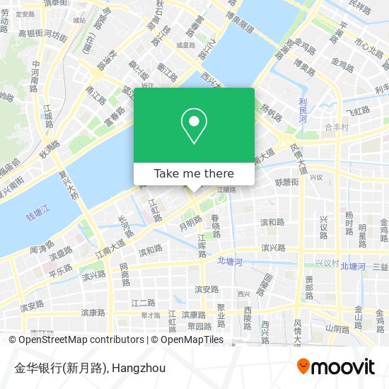金华银行(新月路) map