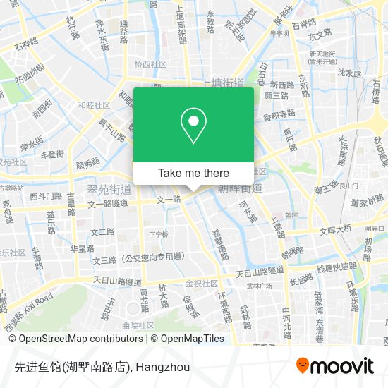 先进鱼馆(湖墅南路店) map