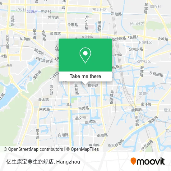 亿生康宝养生旗舰店 map