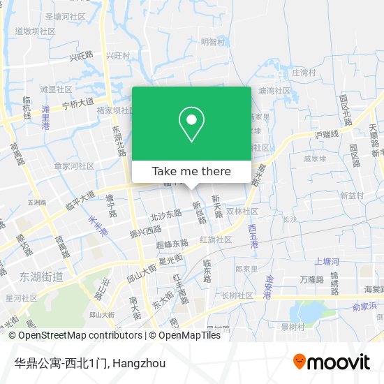 华鼎公寓-西北1门 map