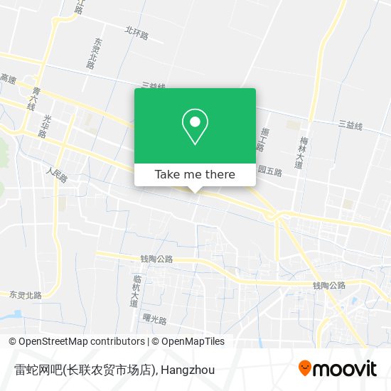 雷蛇网吧(长联农贸市场店) map