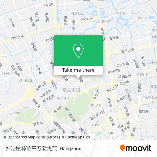 虾吃虾涮(临平万宝城店) map