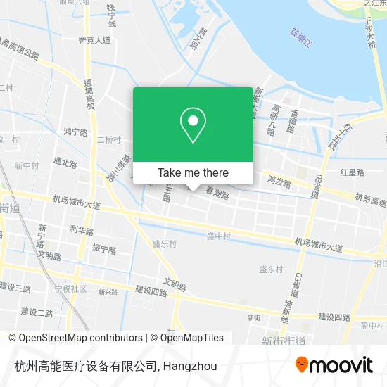 杭州高能医疗设备有限公司 map