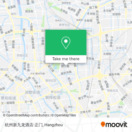 杭州新九龙酒店-正门 map