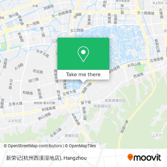 新荣记(杭州西溪湿地店) map