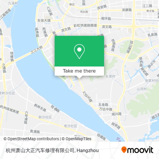杭州萧山大正汽车修理有限公司 map