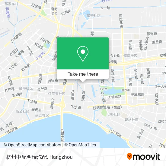 杭州中配明瑞汽配 map