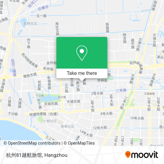 杭州81越航旅馆 map
