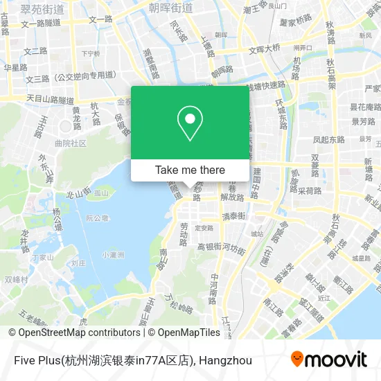 Five Plus(杭州湖滨银泰in77A区店) map