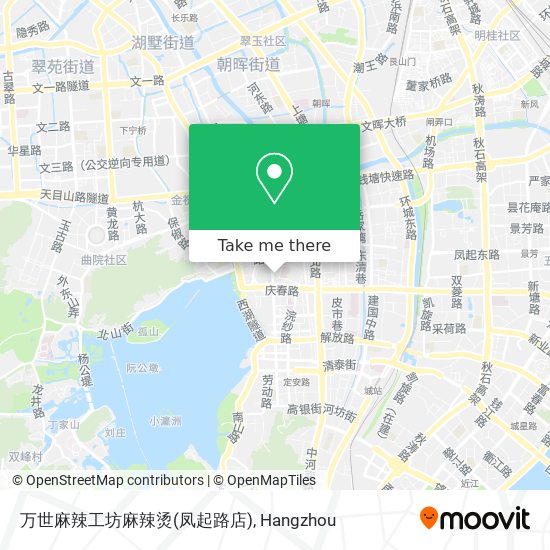 万世麻辣工坊麻辣烫(凤起路店) map