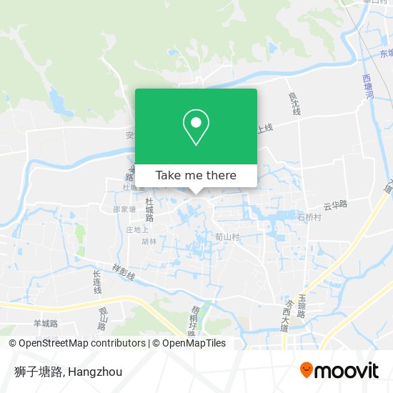 狮子塘路 map