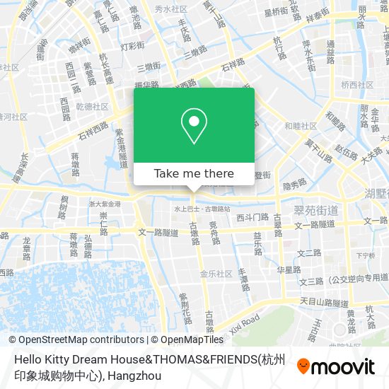 Hello Kitty Dream House&THOMAS&FRIENDS(杭州印象城购物中心) map