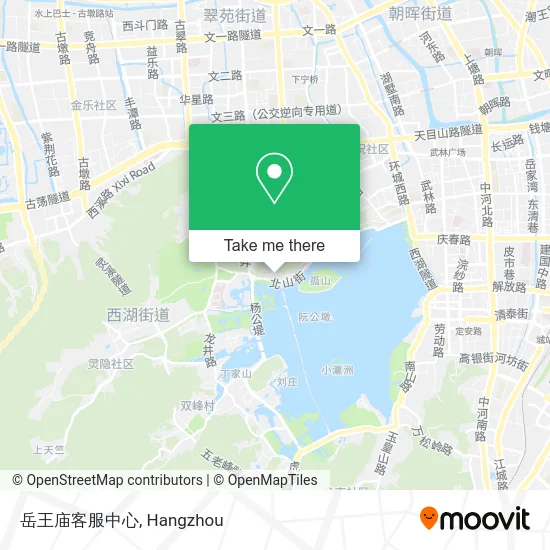 岳王庙客服中心 map