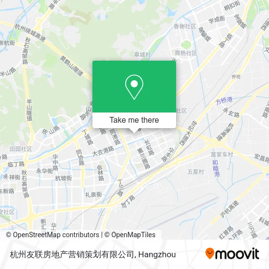 杭州友联房地产营销策划有限公司 map