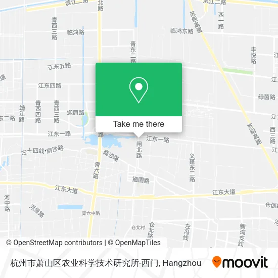 杭州市萧山区农业科学技术研究所-西门 map