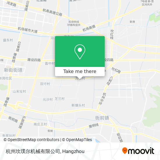 杭州坎璞尔机械有限公司 map