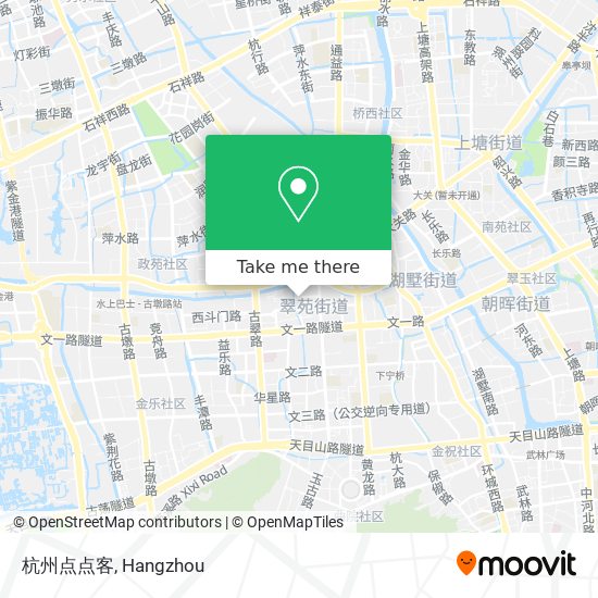 杭州点点客 map