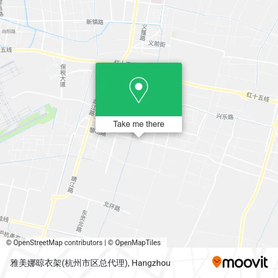 雅美娜晾衣架(杭州市区总代理) map