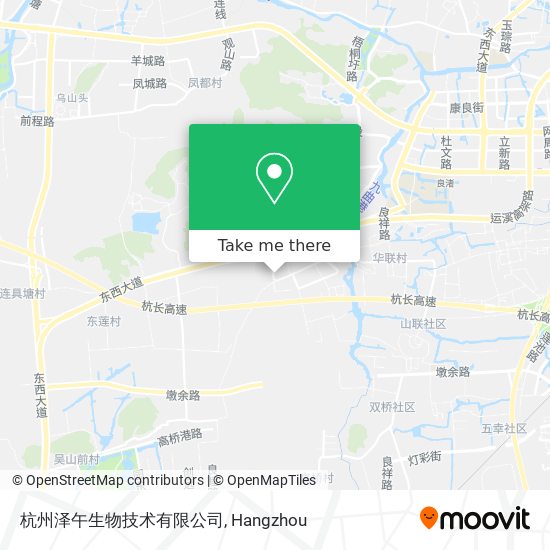 杭州泽午生物技术有限公司 map