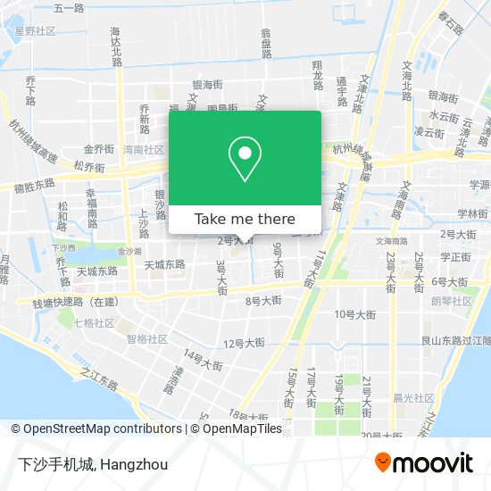 下沙手机城 map
