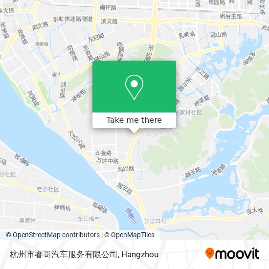 杭州市睿哥汽车服务有限公司 map