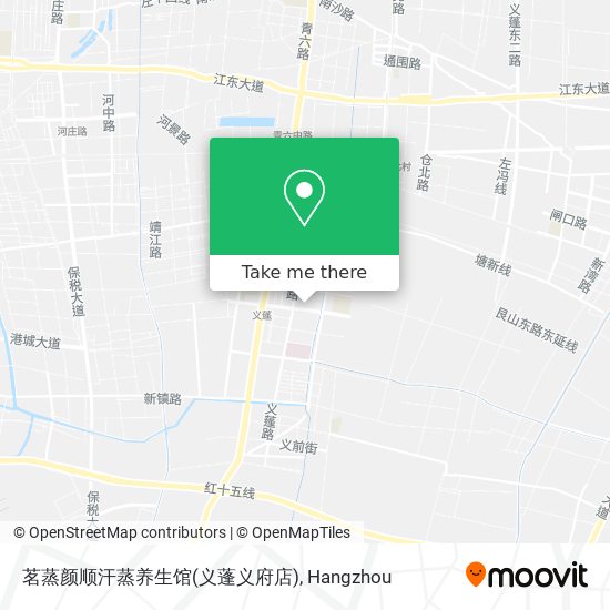 茗蒸颜顺汗蒸养生馆(义蓬义府店) map