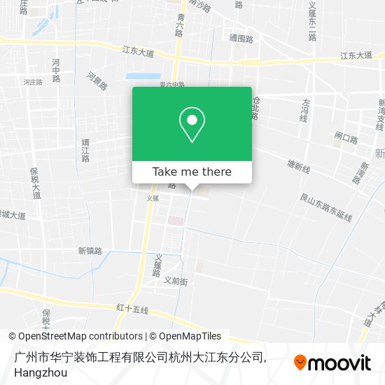 广州市华宁装饰工程有限公司杭州大江东分公司 map