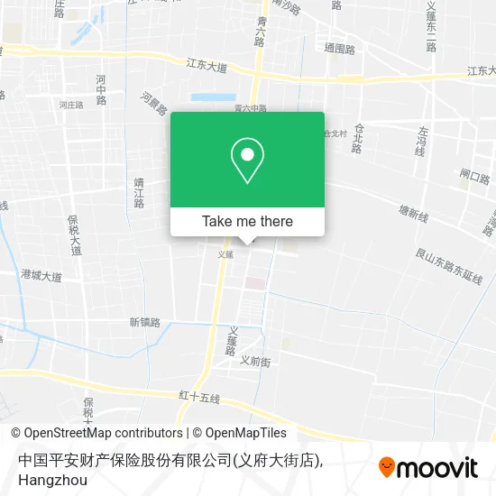 中国平安财产保险股份有限公司(义府大街店) map