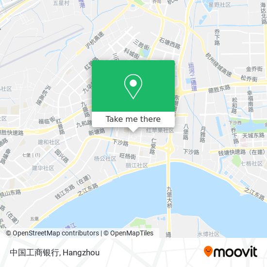 中国工商银行 map