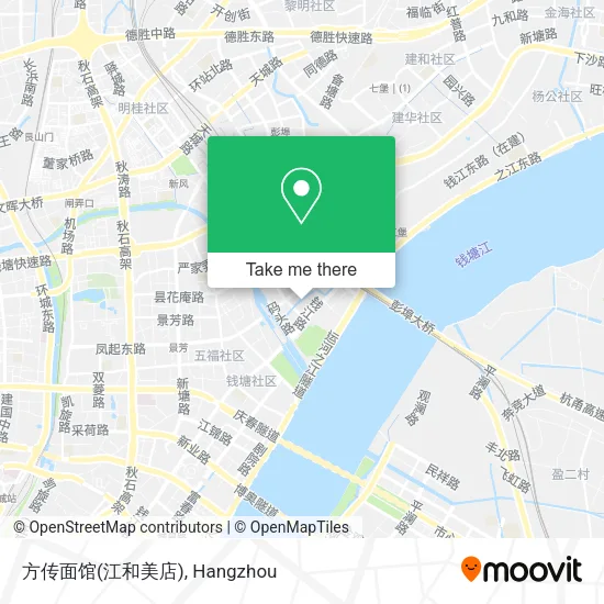 方传面馆(江和美店) map