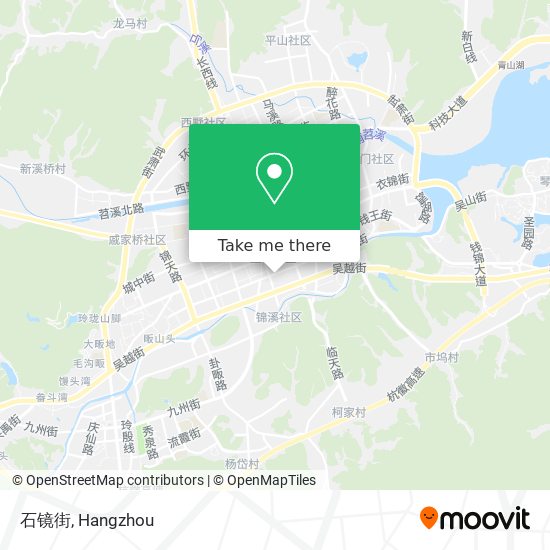 石镜街 map